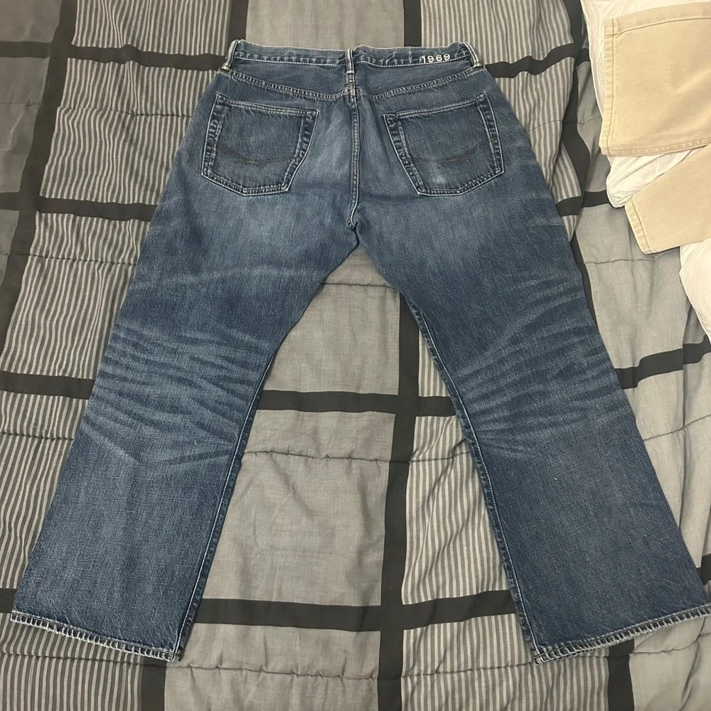 Gap 1969 Mens Loose Fit Denim Jeans 34x30